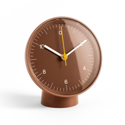 Zegar table clock brązowy HAY