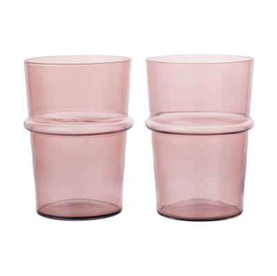 Zestaw 2 szklanek Boya 450 ml jasnoróżowy Ferm Living