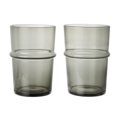 Zestaw 2 szklanek Boya 450 ml szary Ferm Living