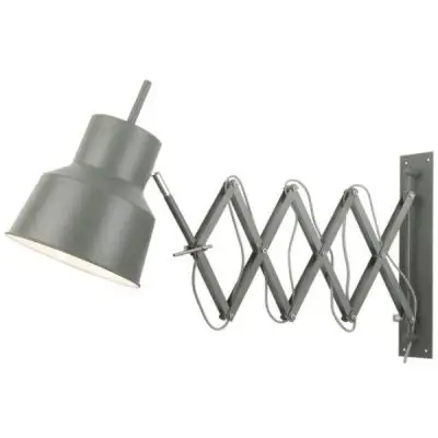 LAMPA ŚCIENNA BELFAST SZARO-ZIELONA IT S ABOUT ROMI