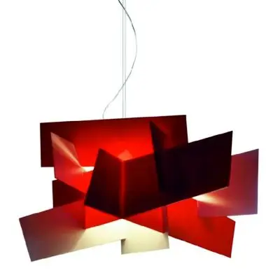 Lampa Wisząca Big Bang Czerwona Foscarini