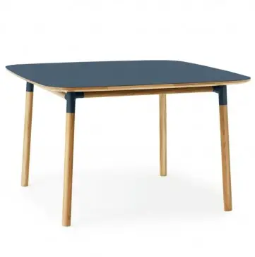 Stół Form 120X120 Cm Niebieski Normann Copenhagen