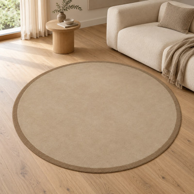 Dywan Eluna Virel 250 cm beżowy Linie Design
