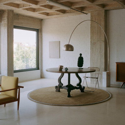 Dywan Eluna Virel 250 cm musztardowy Linie Design