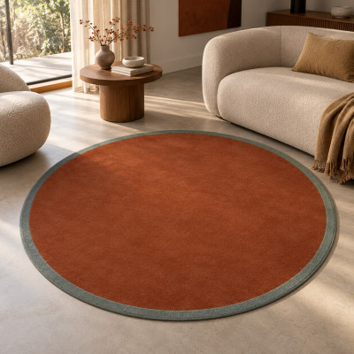 Dywan Eluna Virel 250 cm pomarańczowy Linie Design