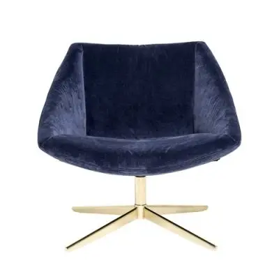 FOTEL OBROTOWY ELEGANT BLUE BLOOMINGVILLE