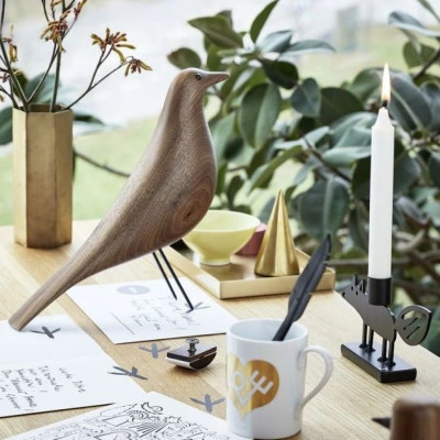 Figurka dekoracyjna Eames House Bird ciemny orzech Vitra