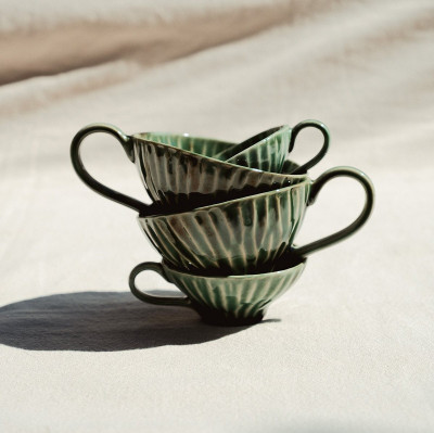 Filiżanka do cappuccino Verde Lanza 2 szt. Serax