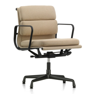 Fotel biurowy Soft Pad EA 231 tkanina Laser Papyrus - podstawa czarna Vitra
