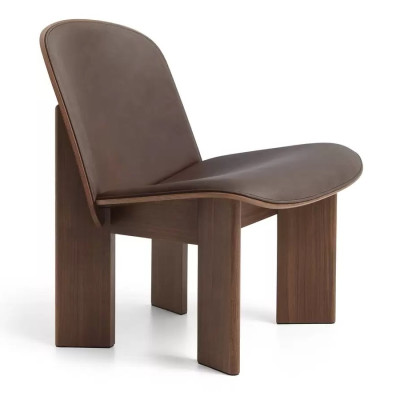 Fotel Chisel tapicerowany Sense Dark Brown Hay
