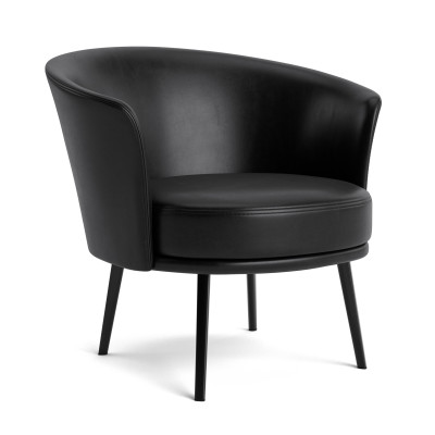 Fotel Dorso czarna stal - Sense Black HAY