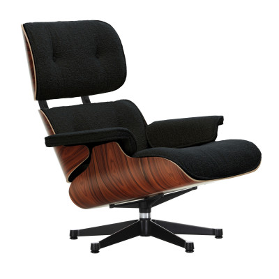 Fotel Eames Lounge chair Nubia anthracite-black Vitra