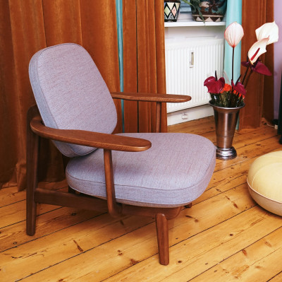 Fotel Fred Christianshavn 1150 - orzech Fritz Hansen
