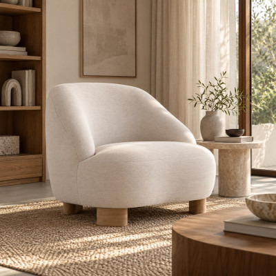 Fotel Margas LC1 Clay 0011 - Dąb Andtradition