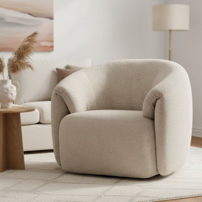 Fotel obrotowy Haven piaskowy Calligaris