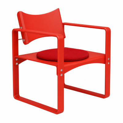 Fotel Series 270 F czerwony Verpan