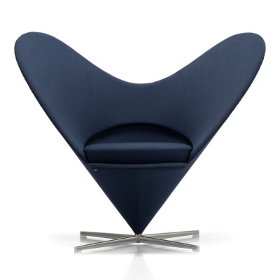 Fotel Heart Cone Chair Volo Night blue Vitra