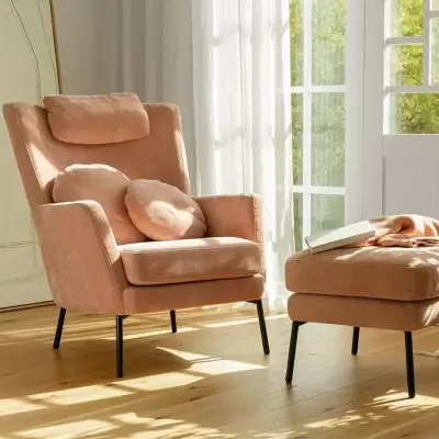 Fotel Disa Wildflower dusty pink Sits