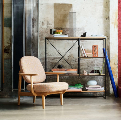 Fotel Fred Christianshavn 1110 - czarny jesion Fritz Hansen