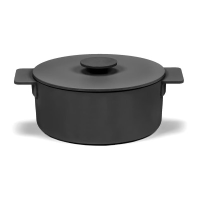 Povrchový litinový hrnec 2 l černý Serax