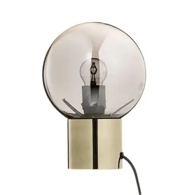 LAMPA STOŁOWA GOLD-SILVER GLASS BLOOMINGVILLE