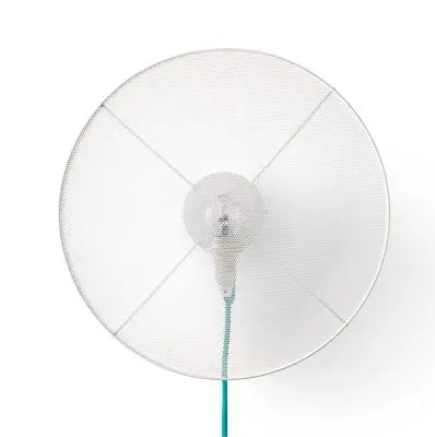 LAMPA ŚCIENNA GRILLO duża zielony przewód PETITE FRITURE