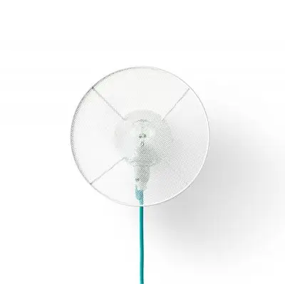 LAMPA ŚCIENNA GRILLO MAŁA ZIELONY przewód PETITE FRITURE