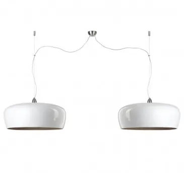 LAMPA WISZĄCA HANOI WHITE PODWÓJNA ITS ABOUT ROMI