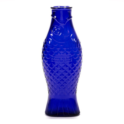 Karafka Fish & Fish kobaltowa Serax