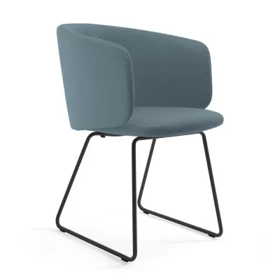 Krzesło Komma Armrest Sled Turquoise
