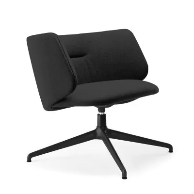 Krzesło Komma Swivel Lounge Black