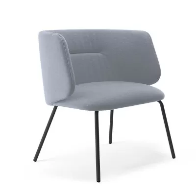 Krzesło Komma Lounge Metal Grey