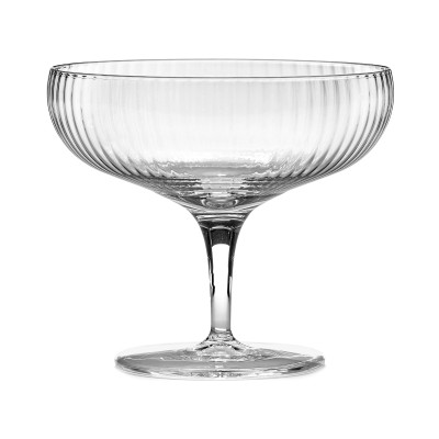 Kieliszek do szampana Inku Ribbed Serax