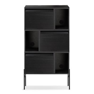 Komoda Hifive Tall czarny d�b Northern