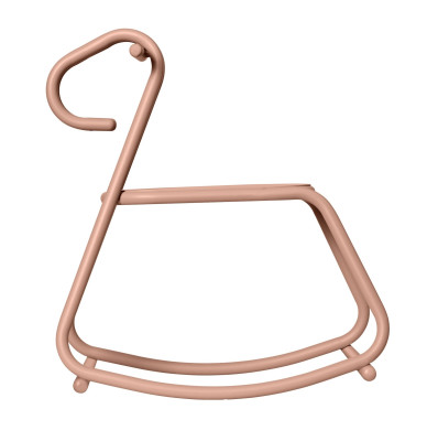 Koń na biegunach Lussi różowy Ferm Living