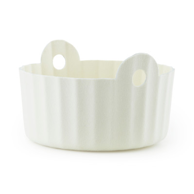 Kosz do przechowywania Colu kremowy Normann Copenhagen