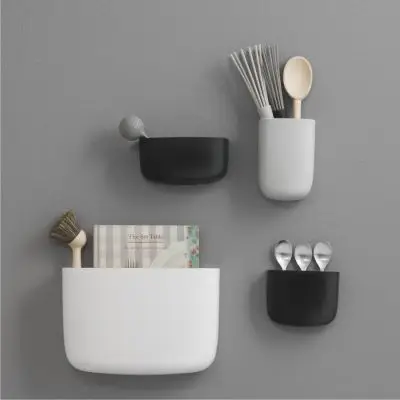 ORGANIZER ŚCIENNY POCKET 1 CZARNY NORMANN COPENHAGEN