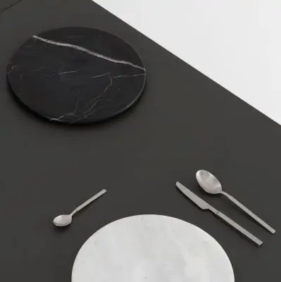 patera moon plate marmurowa czarna Tre Product