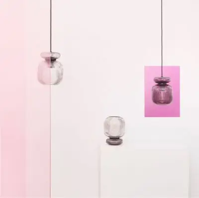 LAMPA STOŁOWA maiko szara bolia