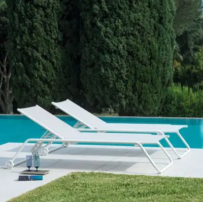 LEŻAK PLAŻOWY SNOOZE NIEBIESKI EMU