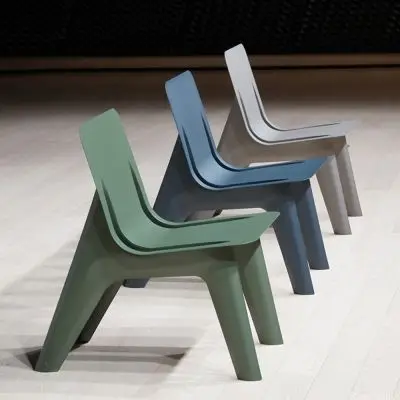KRZESŁO J-CHAIR LOUNGE ALU NIEBIESKO SZARE ZIETA