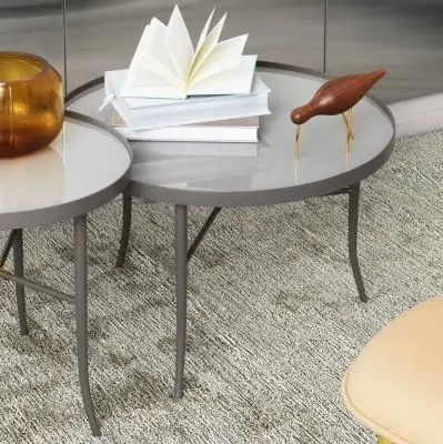 STOLIK KAWOWY LUG MAŁY SZARY NORMANN COPENHAGEN
