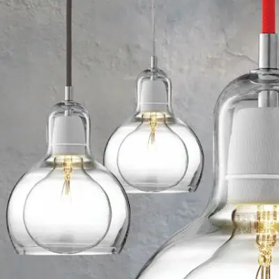 LAMPA WISZĄCA BULB SR2 PRZEZROCZYSTA PRZEWÓD PRZEZROCZYSTY ANDTRADITION