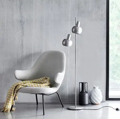 LAMPA PODŁOGOWA BF 20 SINGLE CZARNA FRANDSEN