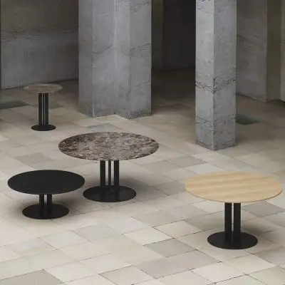 STOLIK KAWOWY SCALA 110 CM CZARNY DĄB NORMANN COPENHAGEN