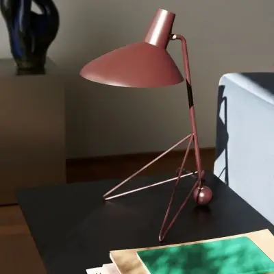 Lampa stołowa Tripod kasztanowa Andtradition