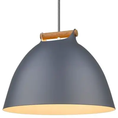 Lampa wisząca Arhus 40 cm szara Halo Design