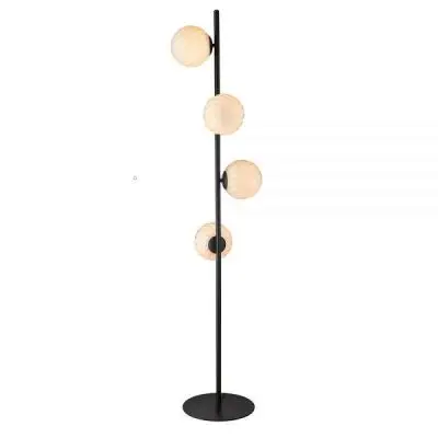 Lampa podogowa Twist 4 czarna Halo Design