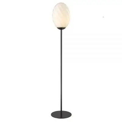 Lampa Podogowa Twist Oval czarna Halo Design