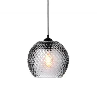 Lampa wiszca Nobb 22 cm przydymiona Halo Design